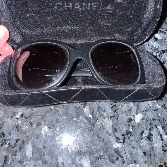 Chanel Elegant Black Sunglasses